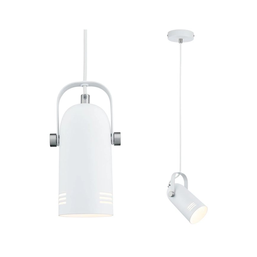 Paulmann 79767 - LED RGBW 1xE27/9W Závesný luster na lanku LAVEA 230V biela