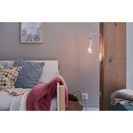 Paulmann 79811 - 1xE27/40W Nástenné svietidlo CALVANI 230V biela