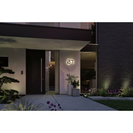 Paulmann 79842 - LED/0,2W IP44 Solárne domové číslo 1,2V 1500 mAh