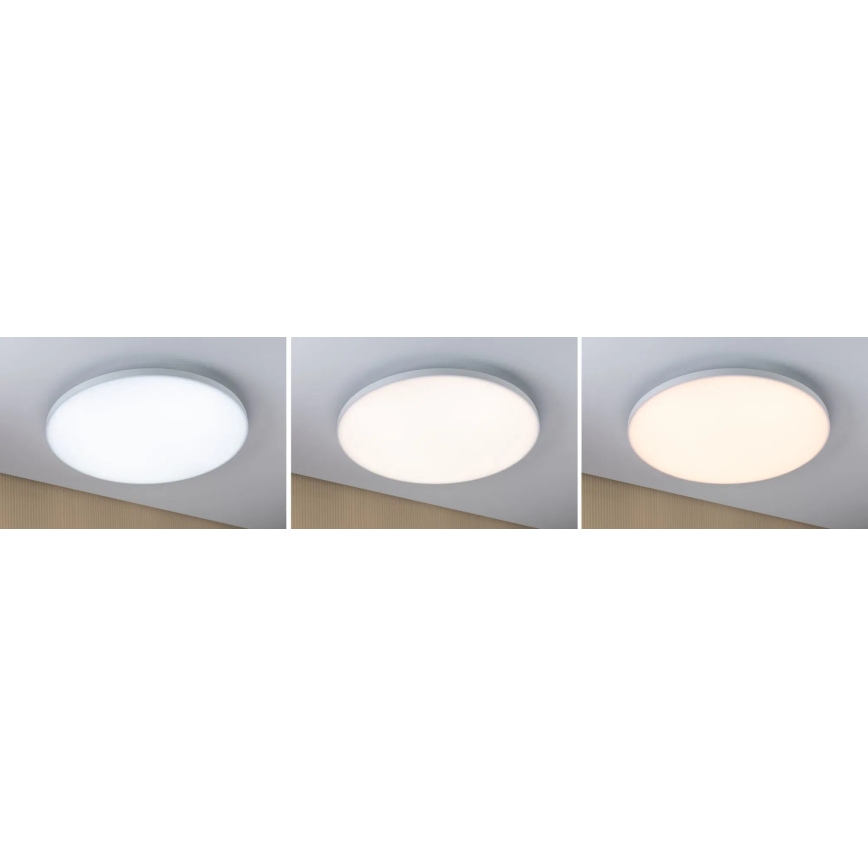 Paulmann 79894 - LED/38W stropné svietidlo VELORA, 230 V, 3000/4000/6500 K, priemer 60 cm, biele