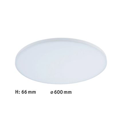 Paulmann 79894 - LED/38W stropné svietidlo VELORA, 230 V, 3000/4000/6500 K, priemer 60 cm, biele