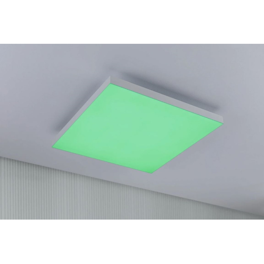 Paulmann 79905 - LED/19W RGBW Stmievateľné stropné svietidlo VELORA 230V 3000-6500K + diaľkové ovládanie