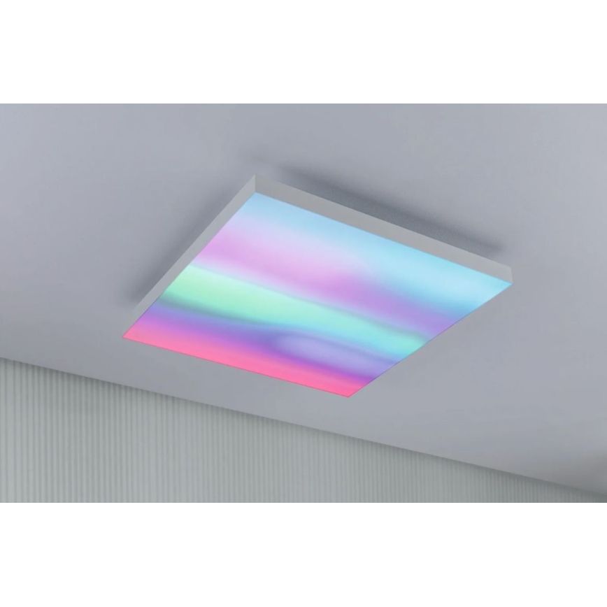 Paulmann 79905 - LED/19W RGBW Stmievateľné stropné svietidlo VELORA 230V 3000-6500K + diaľkové ovládanie