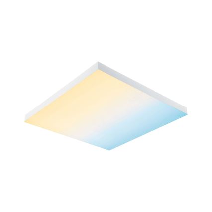 Paulmann 79910 - LED/31W RGBW Stmievateľné stropné svietidlo LORIA 230V 3000-6500K 59,5x59,5 cm biela + diaľkové ovládanie