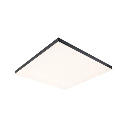 Paulmann 79913 - LED/31W RGBW Stmievateľné stropné svietidlo LORIA 230V 3000-6500K 59,5x59,5 cm čierna + diaľkové ovládanie
