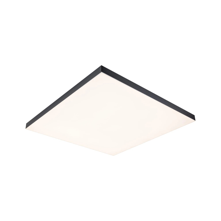 Paulmann 79913 - LED/31W RGBW Stmievateľné stropné svietidlo LORIA 230V 3000-6500K 59,5x59,5 cm čierna + diaľkové ovládanie