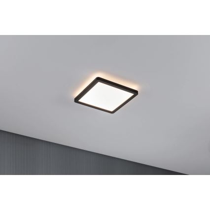 Paulmann 79920 - LED/11,2W stmievateľný panel ATRIA 230V 3000K 19x19 cm čierny