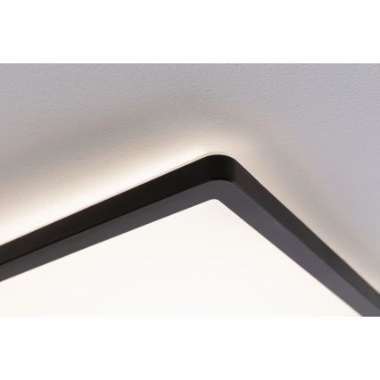 Paulmann 79920 - LED/11,2W stmievateľný panel ATRIA 230V 3000K 19x19 cm čierny