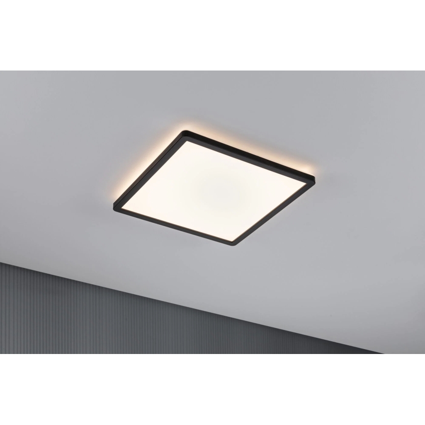 Paulmann 79921 - LED/16W Stmievateľný panel ATRIA 230V 3000K 29,3x29,3 cm čierna