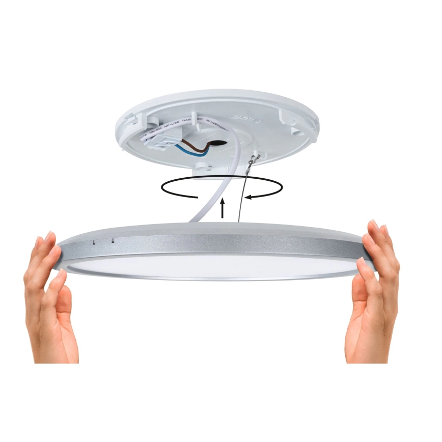 Paulmann 79921 - LED/16W Stmievateľný panel ATRIA 230V 3000K 29,3x29,3 cm čierna
