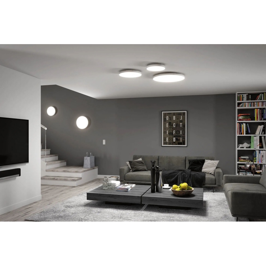 Paulmann 79928 - LED 22 W stmievateľné stropné svietidlo LORIA 230 V 2700–6500 K priemer 40 cm biela