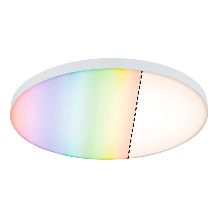 Paulmann 79929 - LED/22W RGBW stmievateľné stropné svietidlo LORIA 230V pr. 40 cm biela