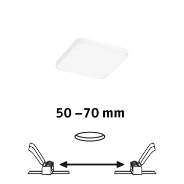 Paulmann 79953 - LED/6W IP44 Stmievateľné kúpeľňové zapustené stropné svietidlo VARIFIT 230V
