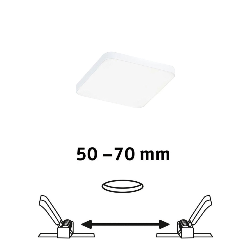 Paulmann 79953 - LED/6W IP44 Stmievateľné kúpeľňové zapustené stropné svietidlo VARIFIT 230V