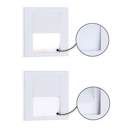 Paulmann 79999 - LED/1W Schodiskové svietidlo TSARO 230V Follow/biela