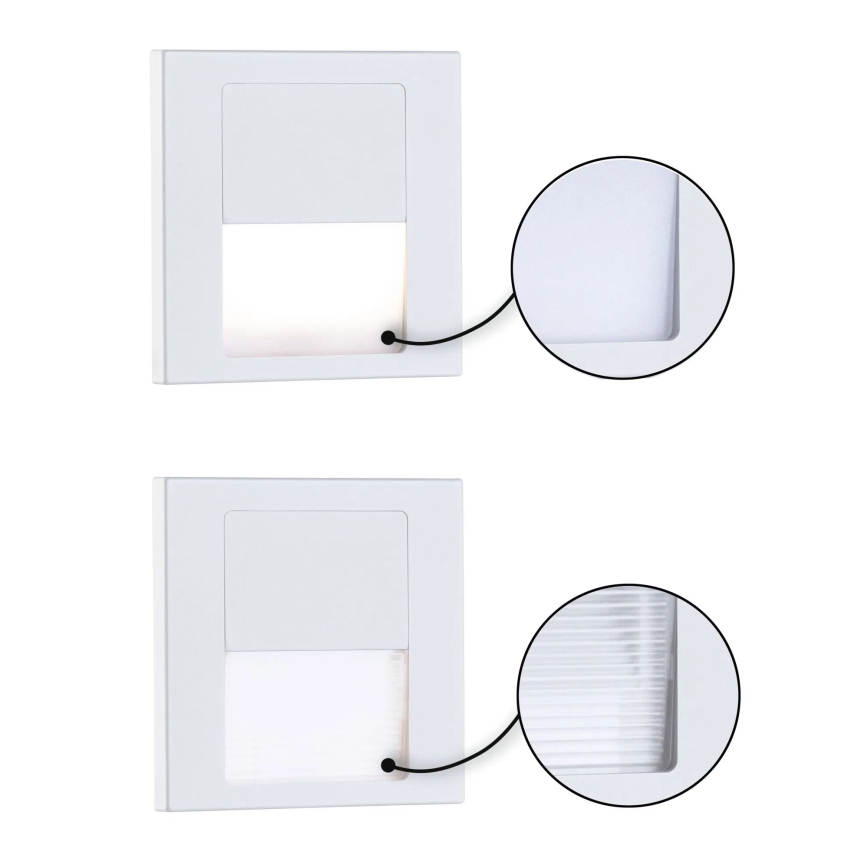Paulmann 79999 - LED/1W Schodiskové svietidlo TSARO 230V Follow/biela