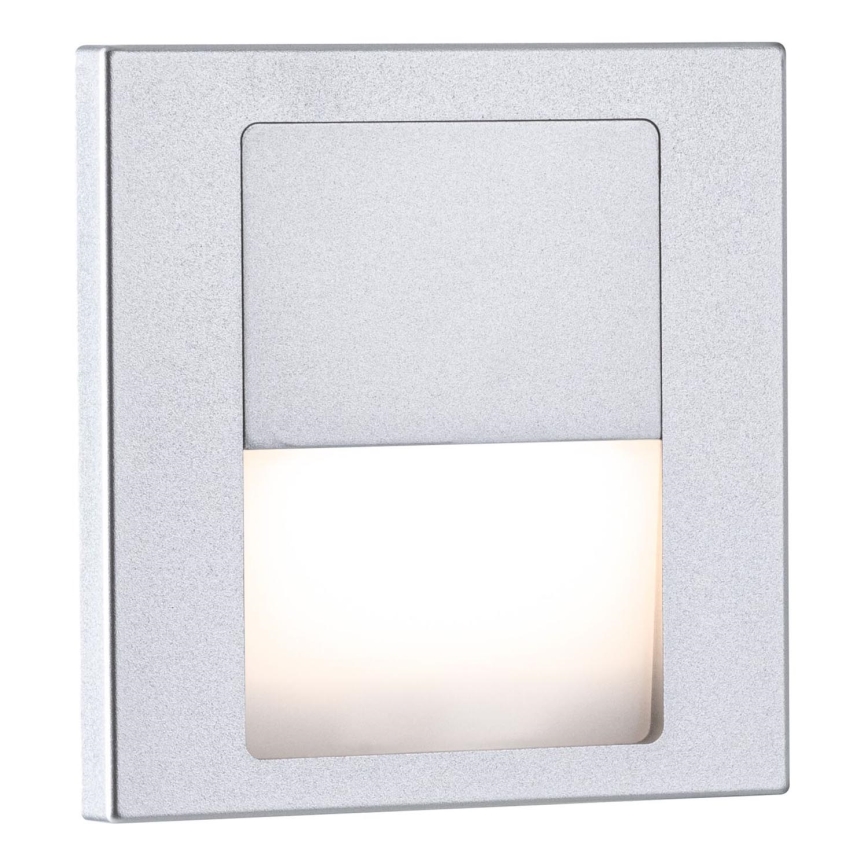 Paulmann 80000 - LED/1W Schodiskové svietidlo TSARO 230V Follow/matný chróm