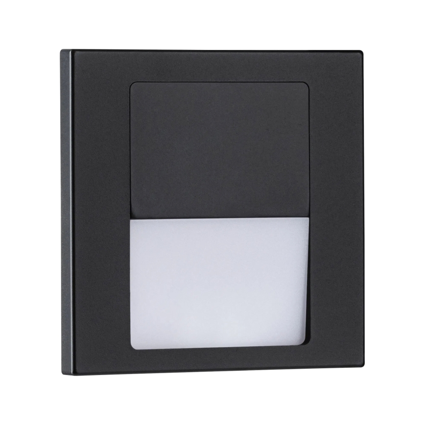 Paulmann 80001 - LED/1W Schodiskové svietidlo TSARO 230V Follow/čierna