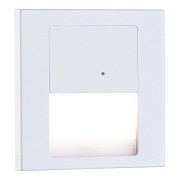 Paulmann 80002 - LED/1W Schodiskové svietidlo so senzorom TSARO 230V Lead/biela