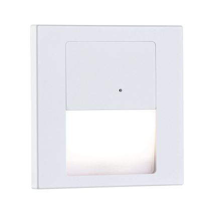 Paulmann 80002 - LED/1W Schodiskové svietidlo so senzorom TSARO 230V Lead/biela
