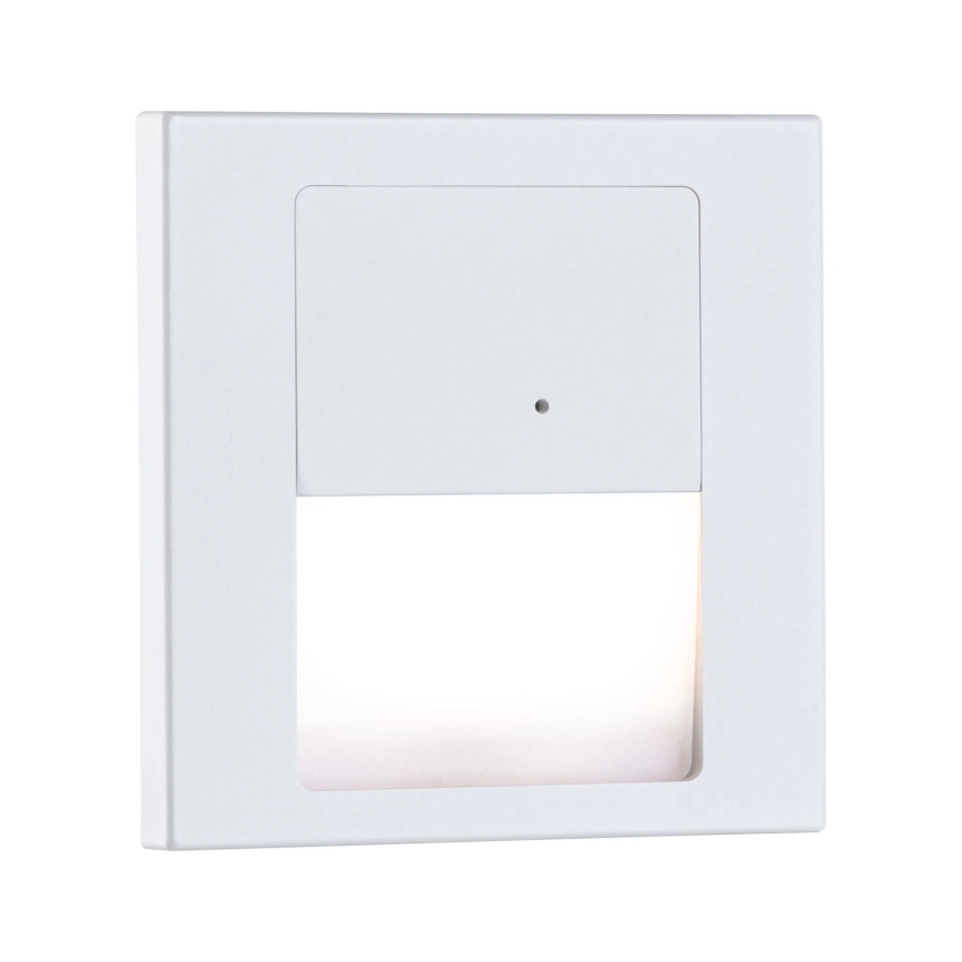 Paulmann 80002 - LED/1W Schodiskové svietidlo so senzorom TSARO 230V Lead/biela
