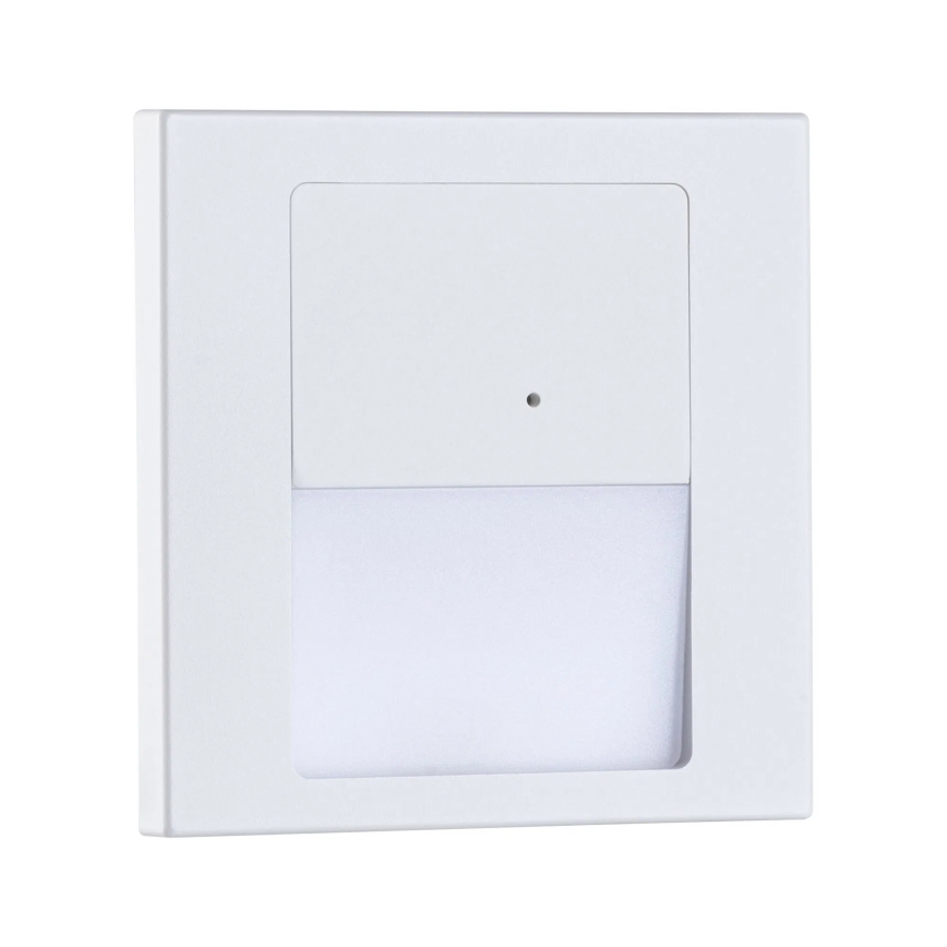 Paulmann 80002 - LED/1W Schodiskové svietidlo so senzorom TSARO 230V Lead/biela