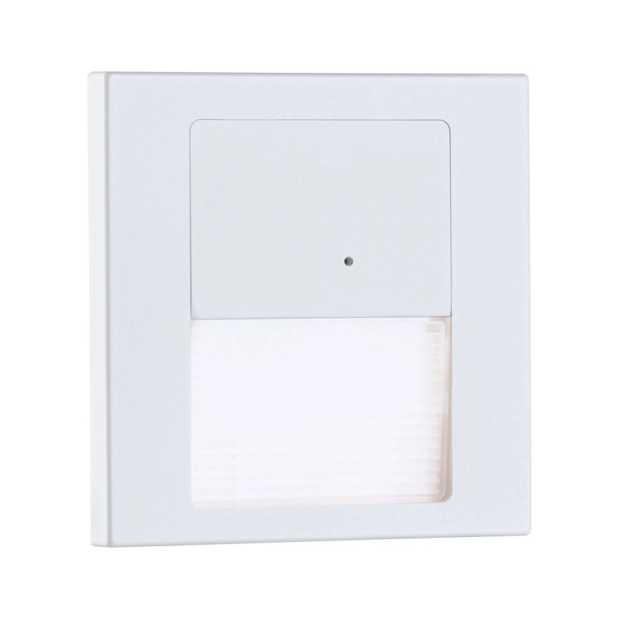 Paulmann 80002 - LED/1W Schodiskové svietidlo so senzorom TSARO 230V Lead/biela