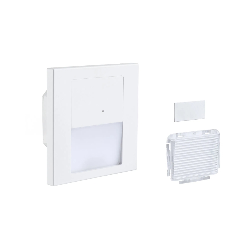 Paulmann 80002 - LED/1W Schodiskové svietidlo so senzorom TSARO 230V Lead/biela