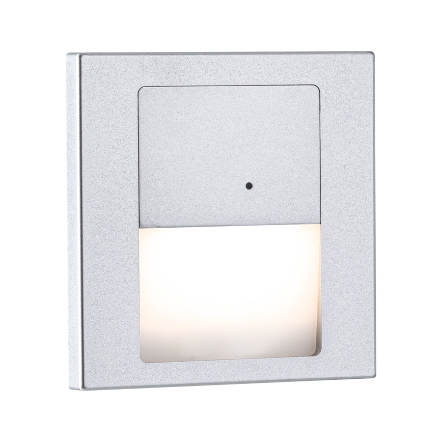 Paulmann 80003 - LED/1W Schodiskové svietidlo so senzorom TSARO 230V Lead/matný chróm