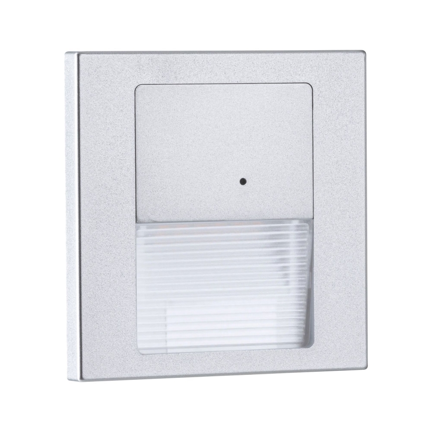 Paulmann 80003 - LED/1W Schodiskové svietidlo so senzorom TSARO 230V Lead/matný chróm