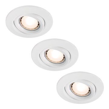 Paulmann 92024 - SADA 3xLED-GU10/3,5W Podhľadové svietidlo PREMIUM 230V