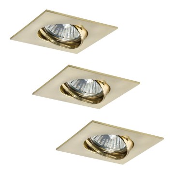 Paulmann 92085 - SADA 3x Kúpeľňové podhľadové svietidlo 3xGU10/35W/230V Paulmann 92085 - SADA 3x Kúpeľňové podhľadové svietidlo 3xGU10/35W/230V
