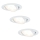 Paulmann 92091 - SADA 3x LED Podhľadové svietidlo 3xLED/4,2W/230V