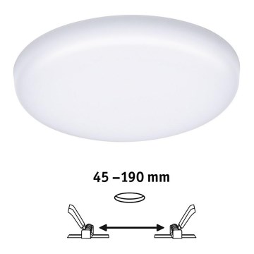 Paulmann 92392 - LED/17,5W IP44 Kúpeľňové podhľadové svietidlo VARIFIT 230V