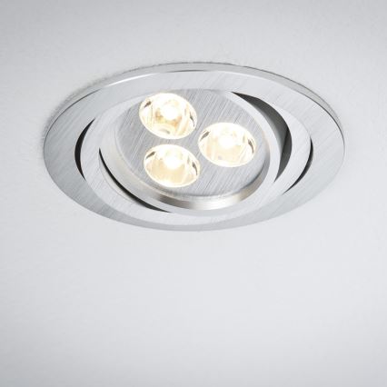 Paulmann 92530 - SET 3x LED Podhľadové svietidlo PREMIUM LINE 3xLED/3W/230V