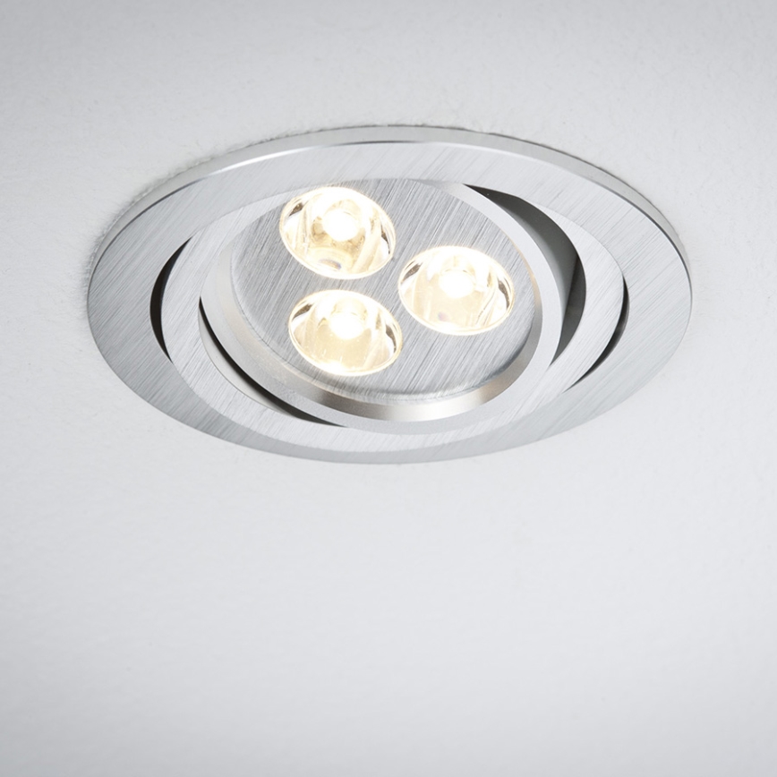 Paulmann 92530 - SET 3x LED Podhľadové svietidlo PREMIUM LINE 3xLED/3W/230V