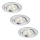 Paulmann 92530 - SET 3x LED Podhľadové svietidlo PREMIUM LINE 3xLED/3W/230V