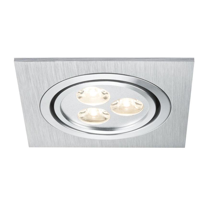 Paulmann 92532 - SET 3x LED Podhľadové svietidlo PREMIUM LINE 3xLED/3W/230V