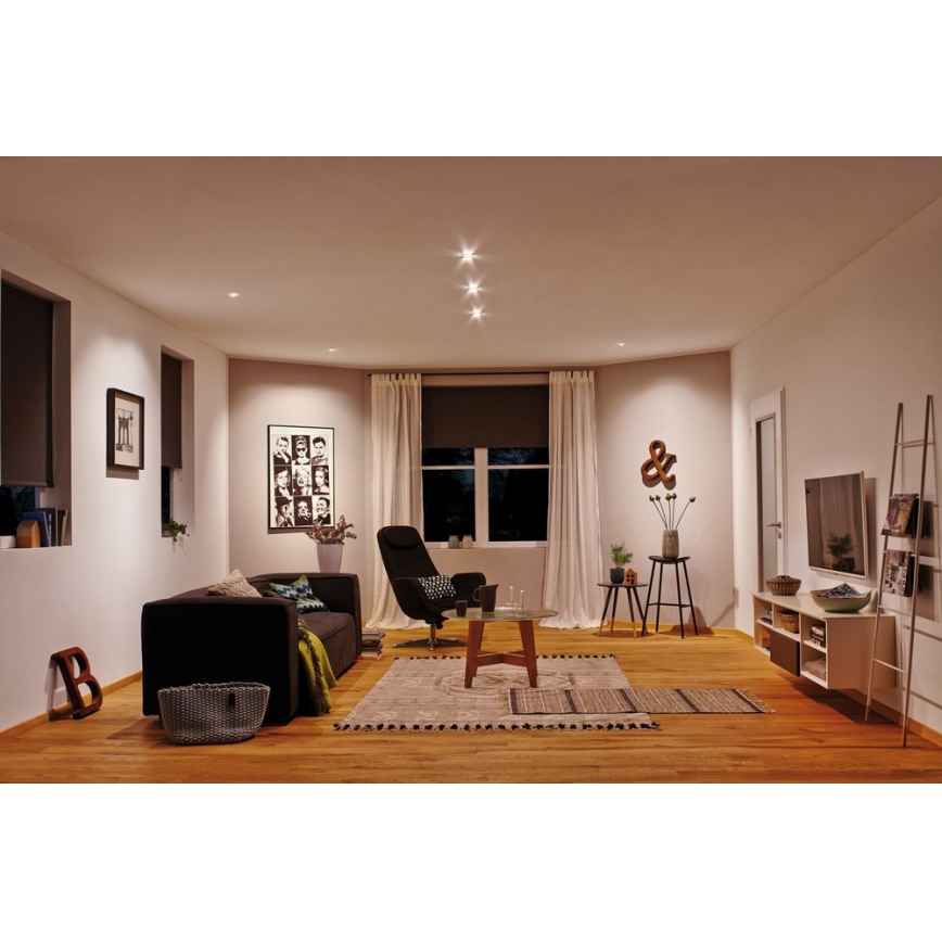 Paulmann 92532 - SET 3x LED Podhľadové svietidlo PREMIUM LINE 3xLED/3W/230V