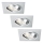Paulmann 92532 - SET 3x LED Podhľadové svietidlo PREMIUM LINE 3xLED/3W/230V