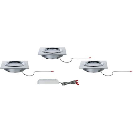 Paulmann 92696 - SADA 3xLED/8W Stmievateľné podhľadové svietidlo DICE 230V