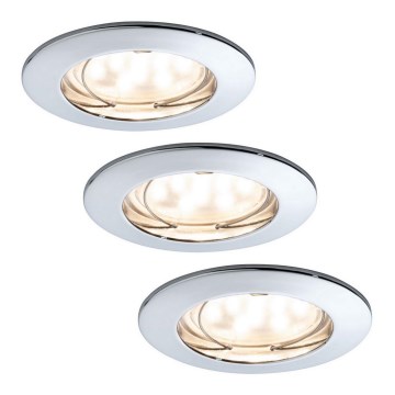 Paulmann 92759 - SADA 3xLED/6,8W IP44 Kúpeľňové podhľadové svietidlo COIN 230V Paulmann 92759 - SADA 3xLED/6,8W IP44 Kúpeľňové podhľadové svietidlo COIN 230V