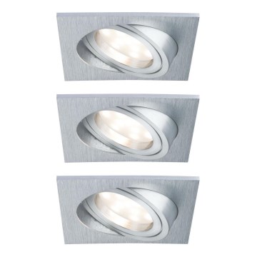 Paulmann 92799 - SADA 3x LED/6,8W IP23 Kúpeľňové podhľadové svietidlo COIN 230V