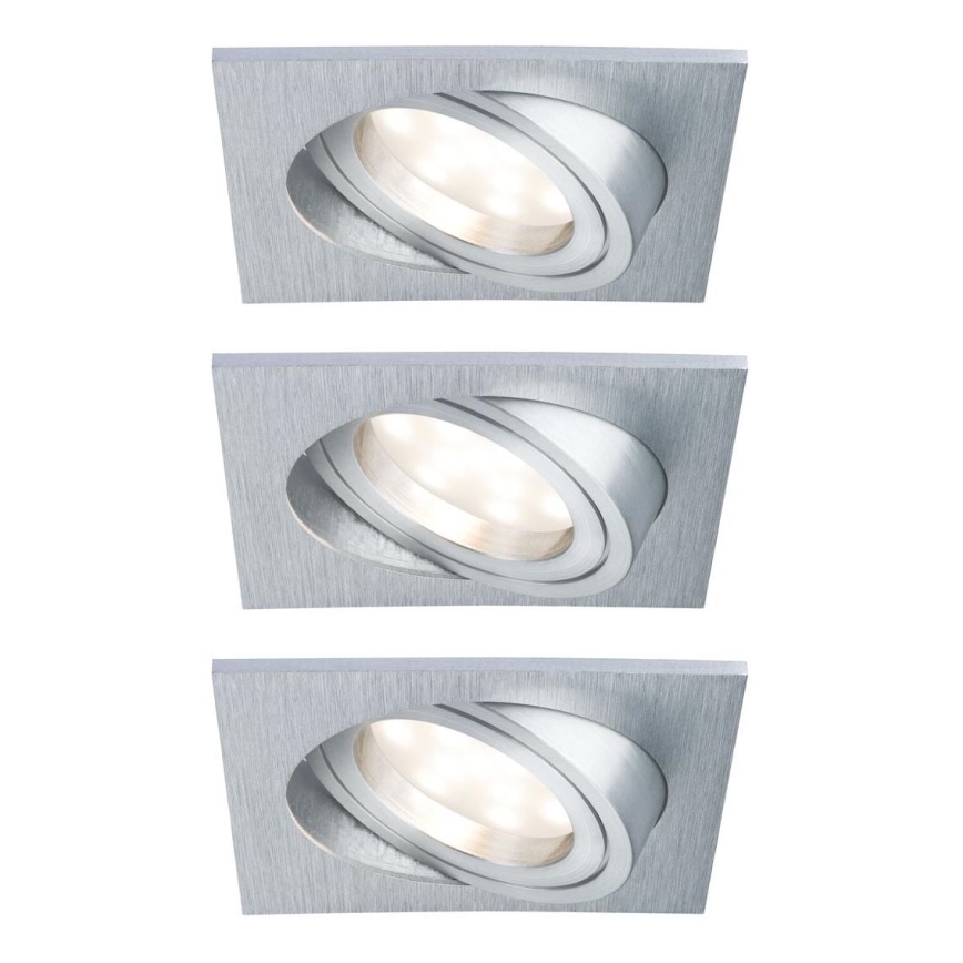 Paulmann 92799 - SADA 3x LED/6,8W IP23 Kúpeľňové podhľadové svietidlo COIN 230V