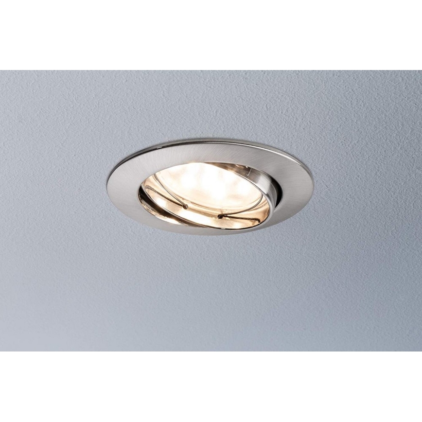 Paulmann 92819 - SADA 3xLED/7W Stmievateľné kúpeľňové podhľadové svietidlo COIN 230V