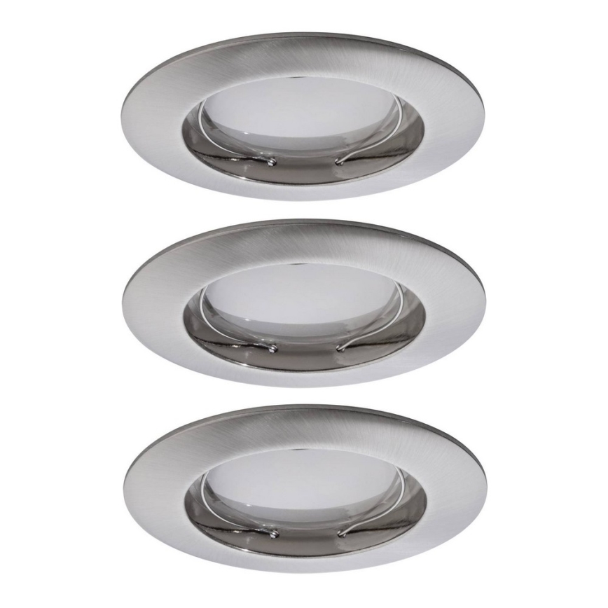 Paulmann 92827 - SADA 3xLED/7W IP44 Stmievateľné kúpeľňové podhľadové svietidlo COIN 230V