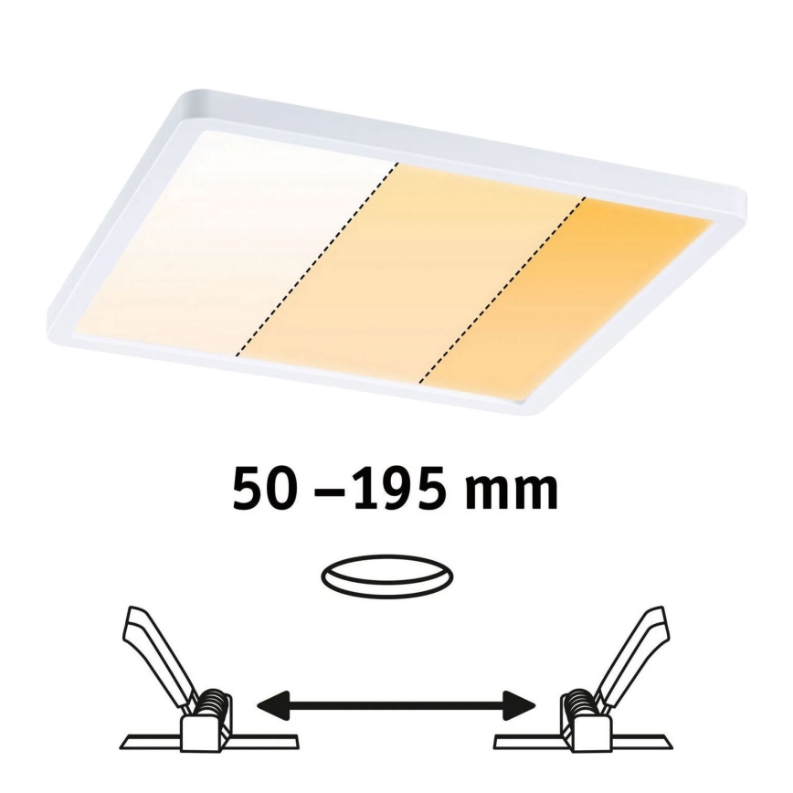 Paulmann 92994 - LED/16W IP44 Zápustné svietidlo do kúpeľne VARIFIT 230V 2000/3000/4000K