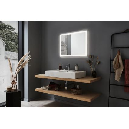 Paulmann 93013 - LED/22W IP44 Stmievateľné kúpeľňové vyhrievané zrkadlo s podsvietením 230V  2700/4000/6500K