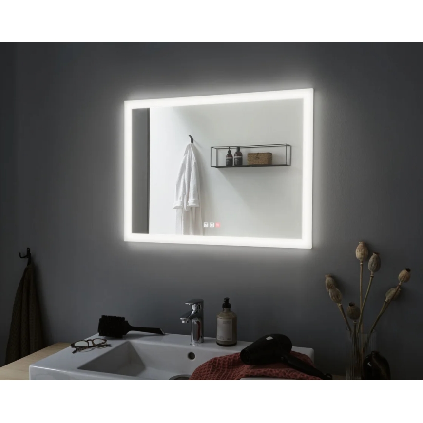 Paulmann 93013 - LED/22W IP44 Stmievateľné kúpeľňové vyhrievané zrkadlo s podsvietením 230V  2700/4000/6500K