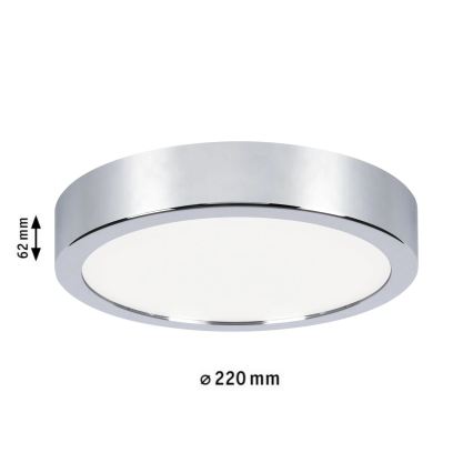 Paulmann 93018 - LED/13W IP44 Stmievateľné kúpeľňové stropné svietidlo AVIAR 230V